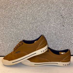 Tommy Hilfiger Mens Leather Sneakers